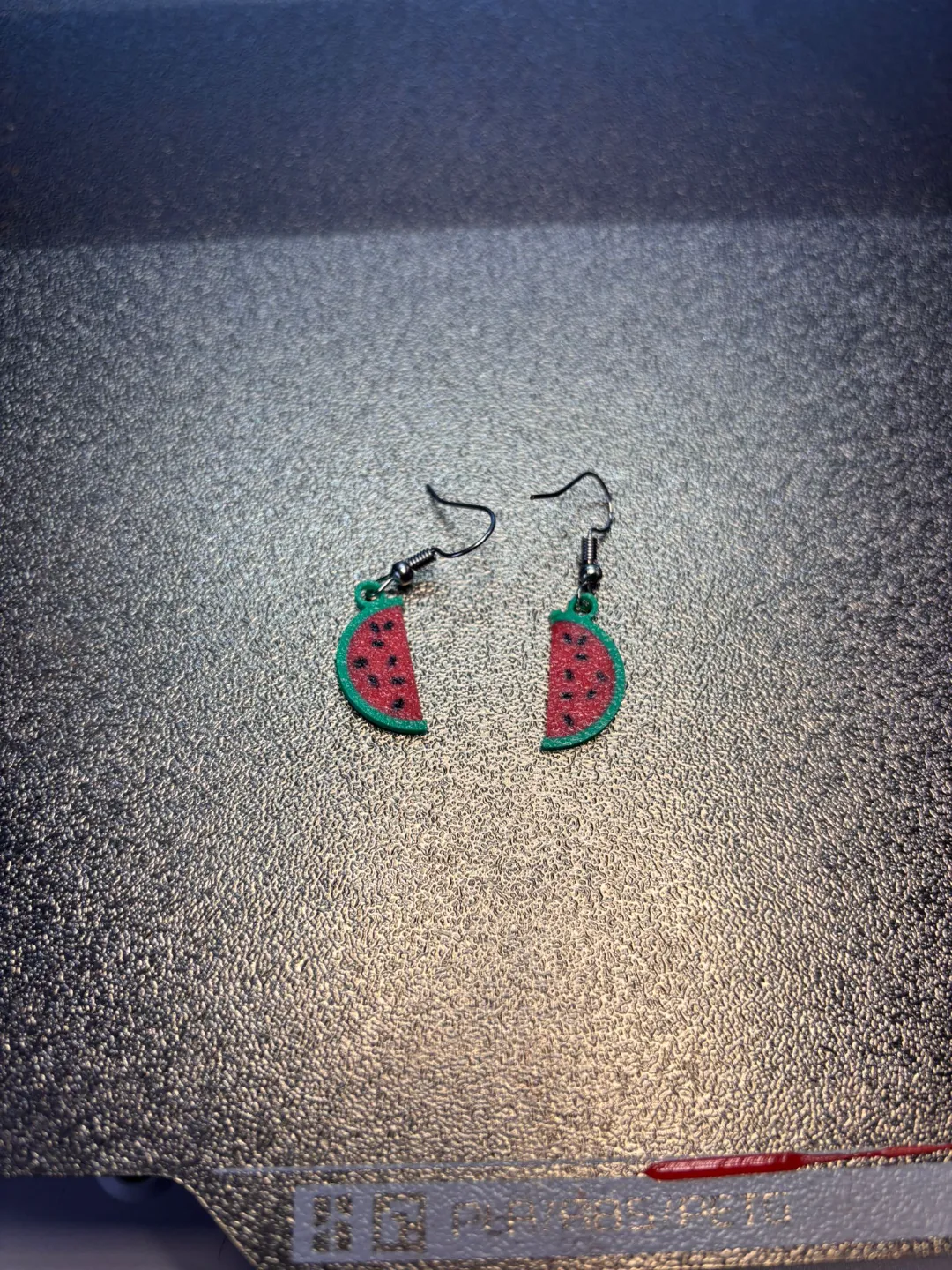 Earrings watermelon view 3