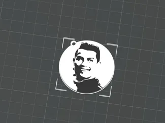 Cristiano Ronaldo keychain 