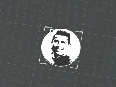 Cristiano Ronaldo keychain 