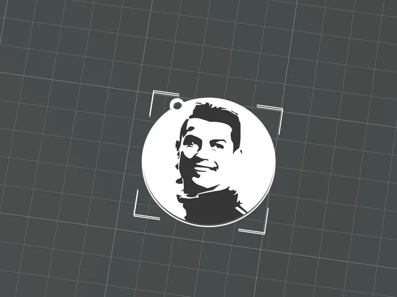 Cristiano Ronaldo keychain 