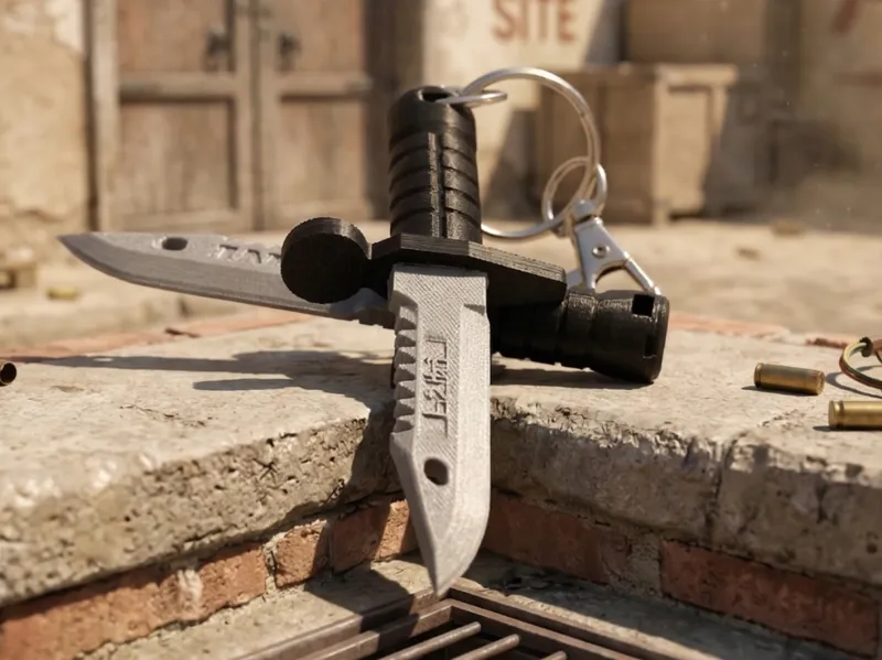 Counter-Strike M9 Tactical Knife Keychain