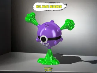 Koffing Pokeball - MULTIPART