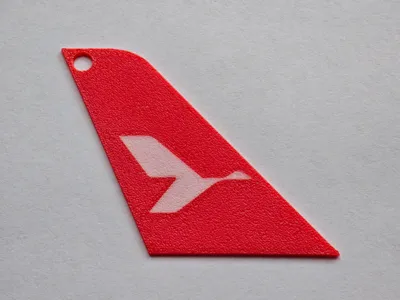 [Original First Release] Hunan Airlines Tail Fin Keychain | Directly Printable