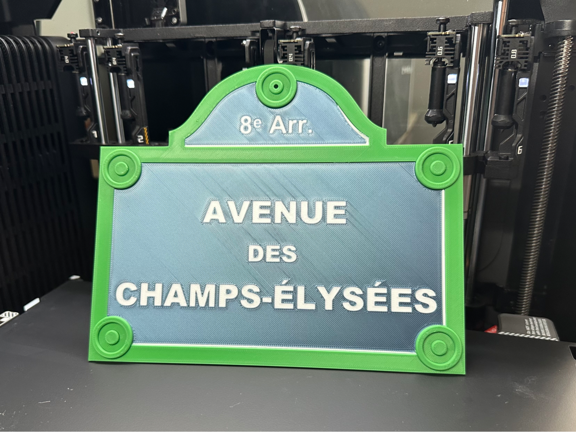 Paris Street Name Sign