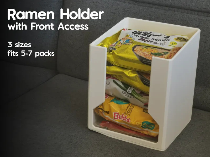 Ramen Holder with Front Access