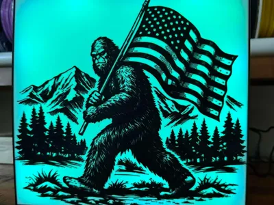 American Bigfoot Lightbox