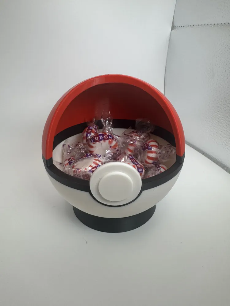 Poke Ball Candy Dish by KD3D MakerWorld: Download Free 3D Models