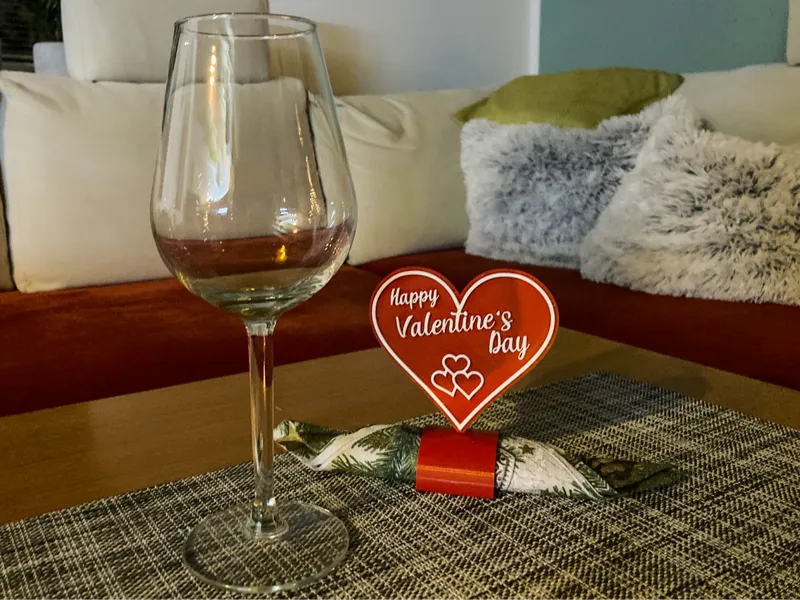Napkin Holder for St. Valentine's Day