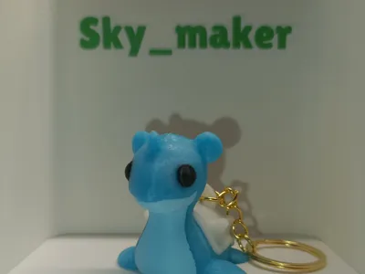 Lapras 4 Color Model & Keychain snap U1 Compatible