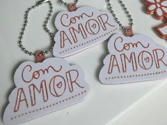 CHAVEIRO COM AMOR