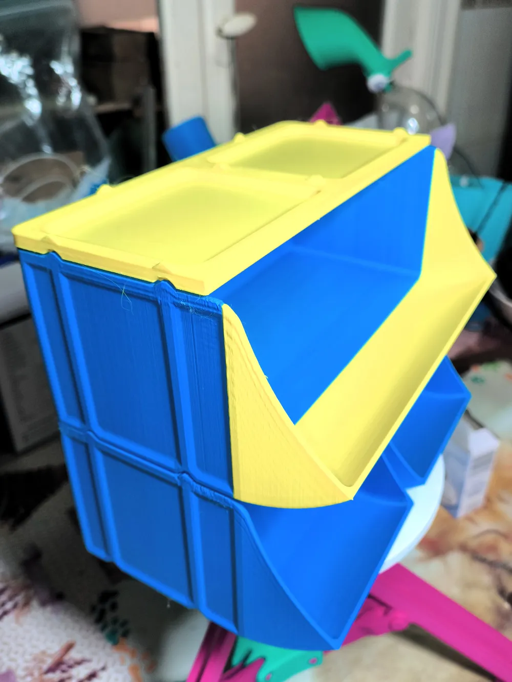 Stackable Storage Containers 14x11/14x21cm - Free 3D Print Model ...