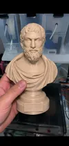 BUST OF EPICURUS THE PHILOSOPHER
