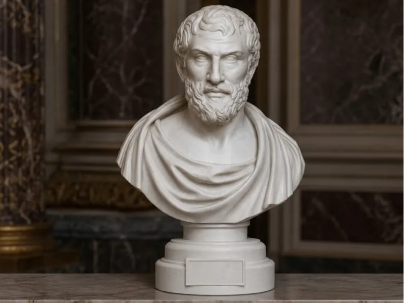 BUSTO DO FILOSOFO EPICURO