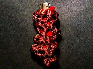BIC - Biomorphic Voronoi-Lattice Lighter Sleeve