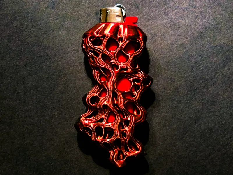 BIC - Biomorphic Voronoi-Lattice Lighter Sleeve