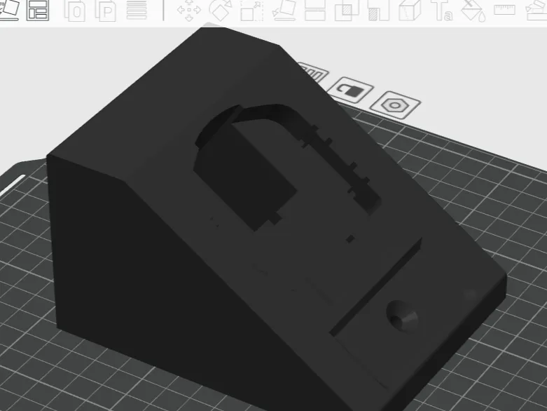 Ryobi Battery Holder - Printed in ASA with brim
