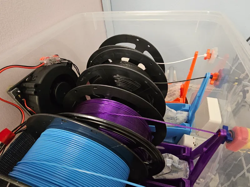 Dryerbox - PTC heater and Fan mounting adapter