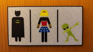 just an other toilet / restroom sign