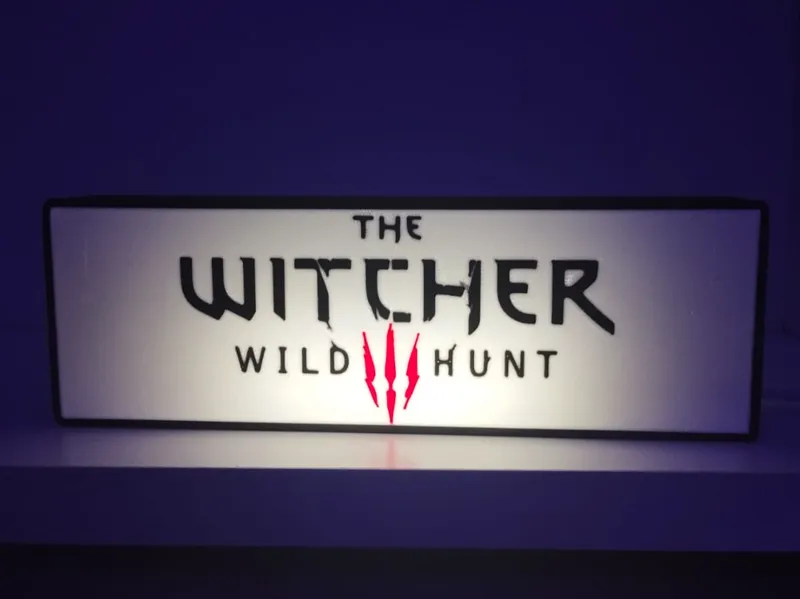 Witcher 3 Logo Lightbox Draft
