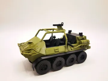 Modelo para impresión 3D: 三角洲行动-S11新赛季载具猫猫车(机枪形态) — vista de referencia 3