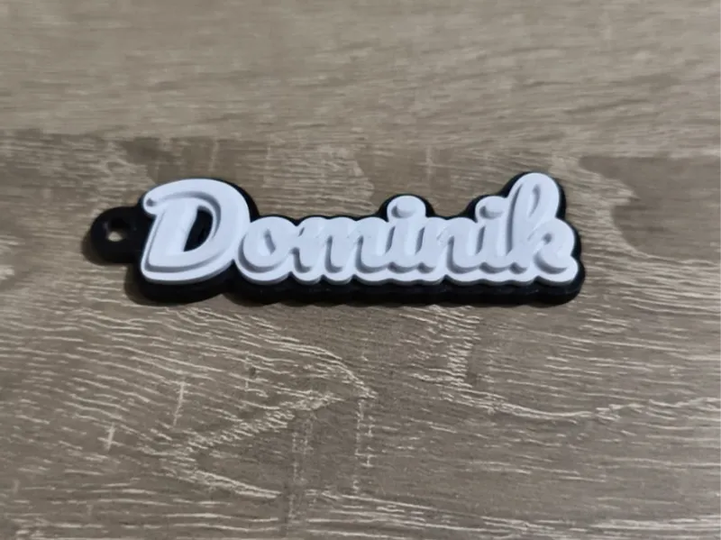 Keychain Dominik Multicolor Black/White