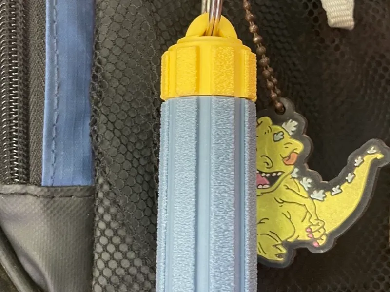 Keychain Pill Container – Threaded EDC Capsule