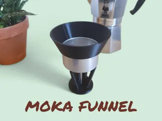 Bialetti 4 Cup Moka Express Pot Dosing Funnel