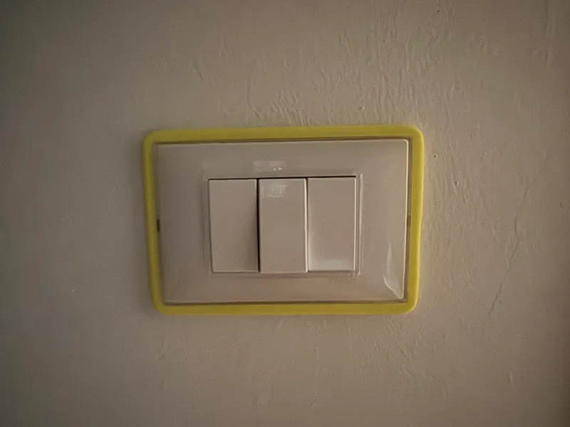 Luminous Cover for Vimar Plana Switches 3P