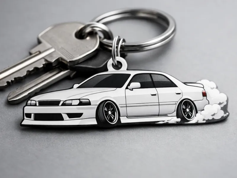 Schlüsselanhänger in form eines Mazda Drift Cars
