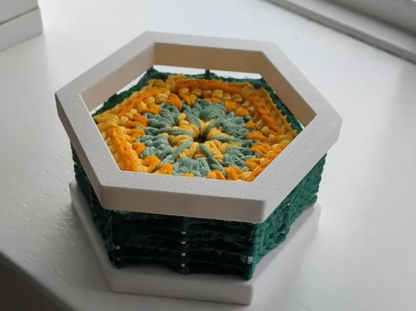 Plaque de blocage hexagonale pour crochet 5,5 cm
