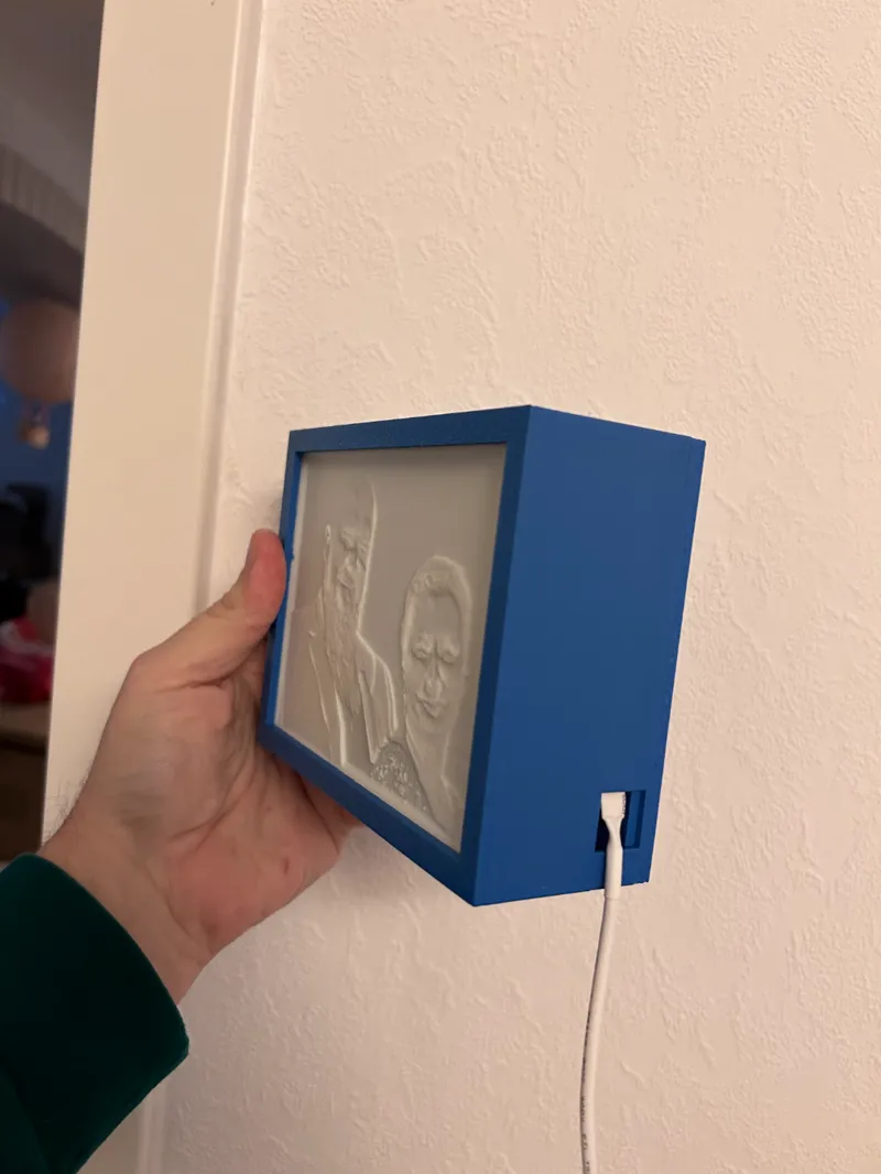 LithoPhrame with lid - Lithophane 144*108