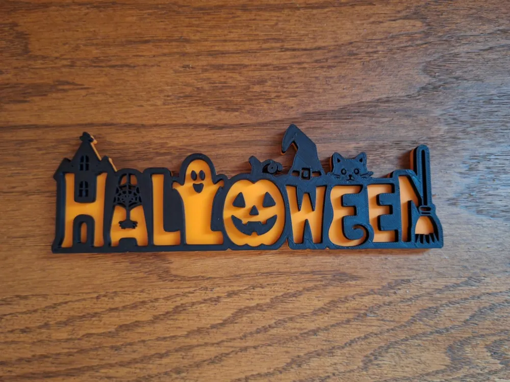 Modelo para impresión 3D: Halloween Desktop Decor. Referencia del modelo original.