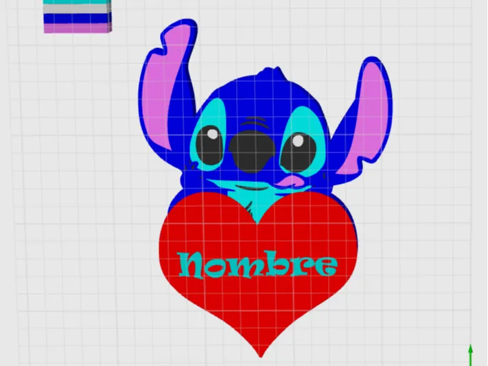 Letrero Stitch Personalizable