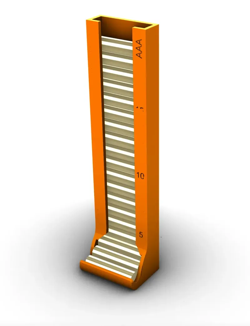 Battery dispenser for  20 AAA batteries