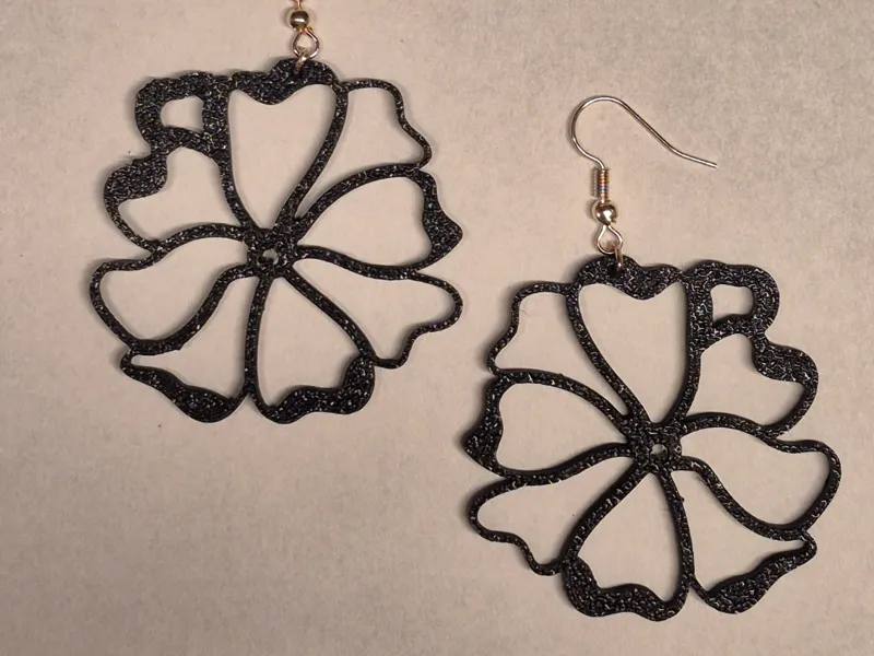Flower earrings
