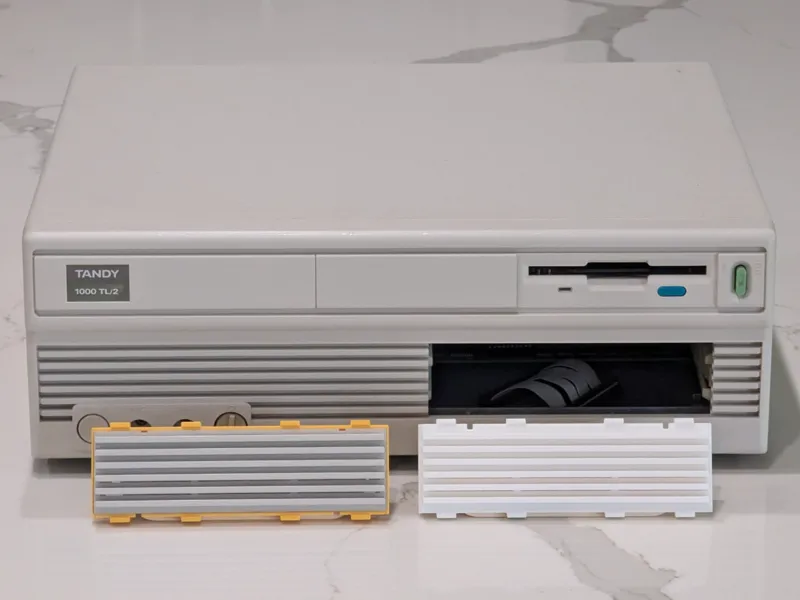 Tandy 1000 TL/2 5.25" Drive Bay Cover Solutions