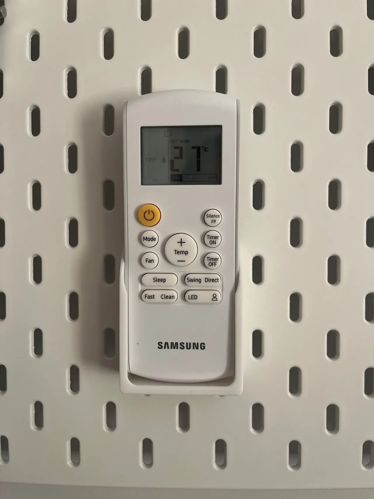 IKEA SKÅDIS Air Conditioner Remote Holder view 2
