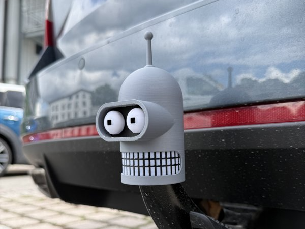 Bender Futurama Hitch Cover 50mm | Multicolor AMS
