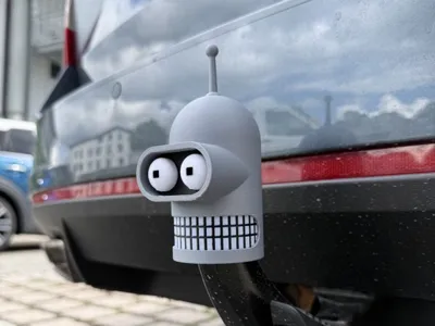Bender Futurama Hitch Cover 50mm | Multicolor AMS