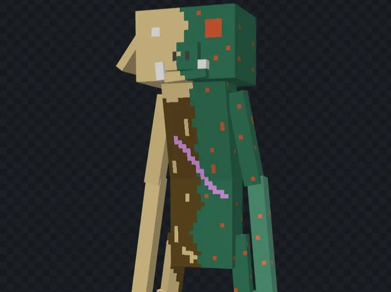 pluglin - minecraft inspired creature