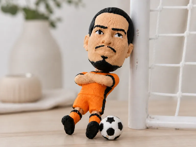 Virgil Van Dijk Flexi Soccer Player Toy