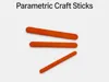 3 basic craft sticks