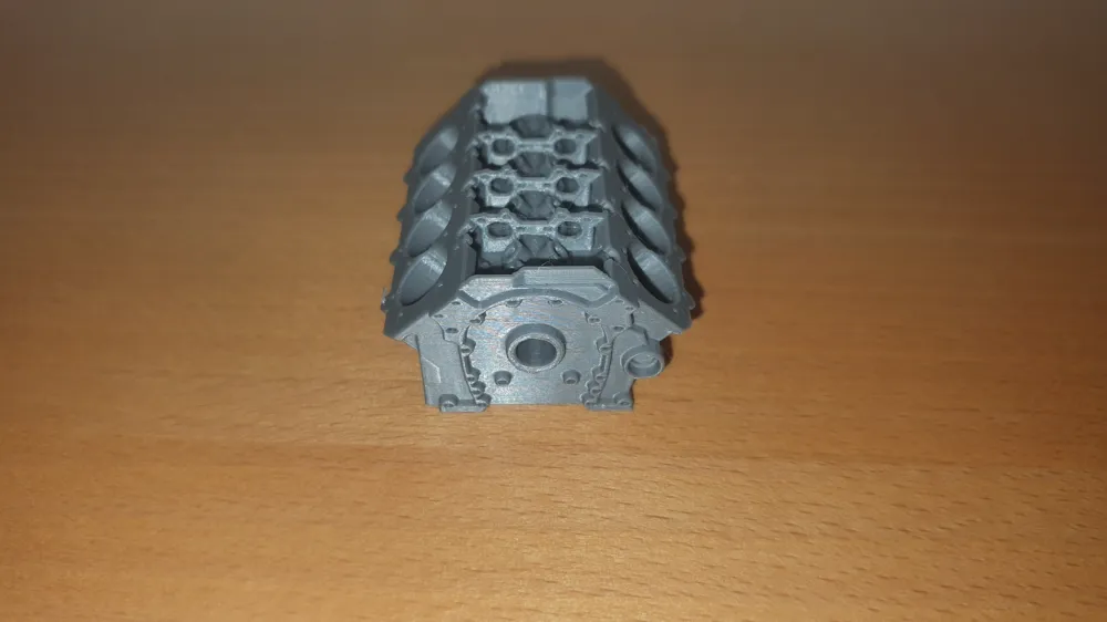 Realistic V8 Engine Block 3D Model - Free 3D Print Model - MakerWorld