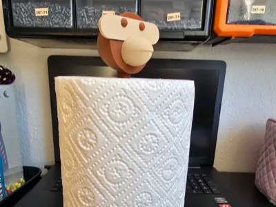 kitchel roll paper holder monkey