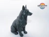 Berger allemand low poly — photo 2