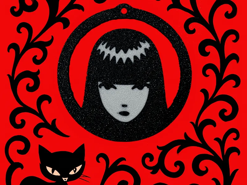 Emily the Strange keychain.