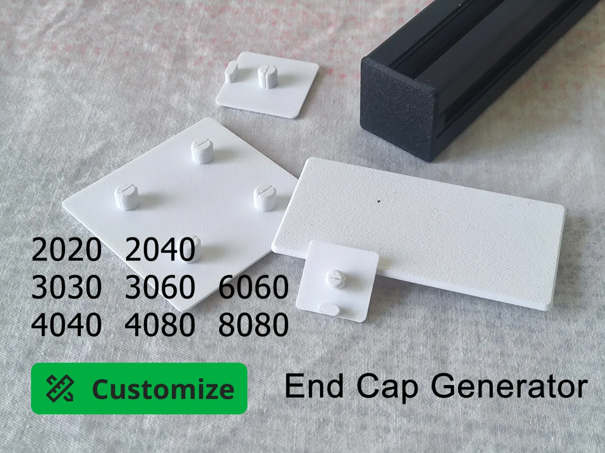[AnyProfile] Aluminum Extrusion End Cap Generator - Free 3D Print Model ...