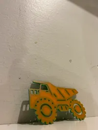 Décoration murale camion minier pour chambre d'enfant — photo 3