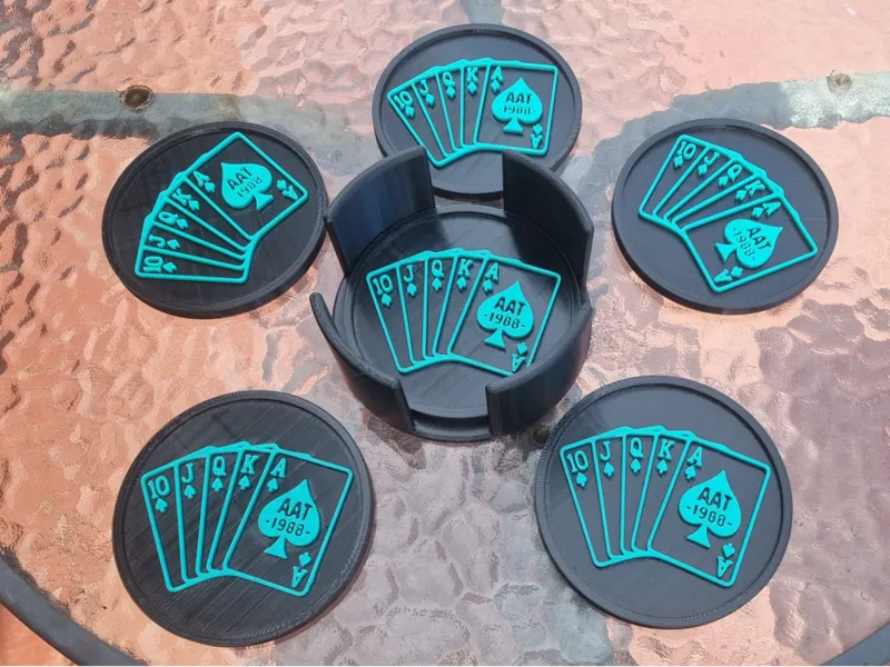 Poker Coasters