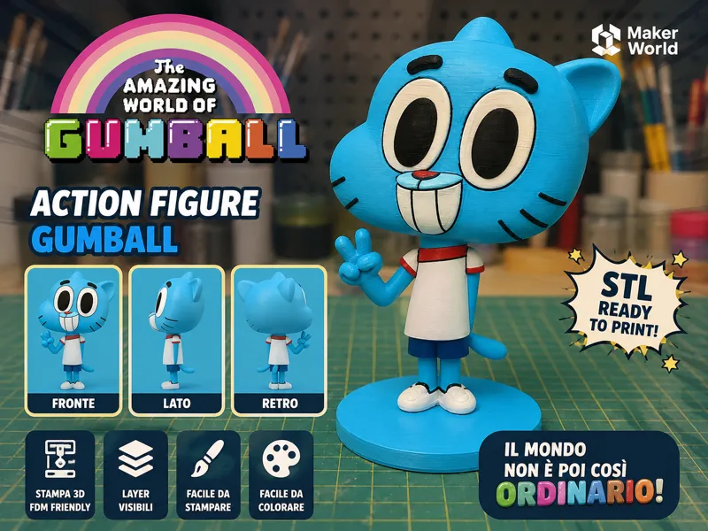 Lo straordinario mondo di Gumball - Action Figure